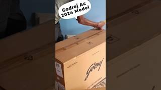 Unboxing Godrej Ac 2024 Model 1.5 Ton 5 Star #shortsfeed #viral #trending #godrejac #unboxing #ac