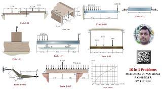 Mechanics of materials | 10 Problems | Mechanics | Mechanics of materials RC Hibbeler