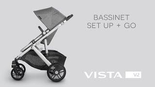 UPPAbaby Vista V2 - Bassinet Set Up + Go