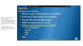 AzureTalk DevOps Session3 Azure IaC (Infrastructure as Code)