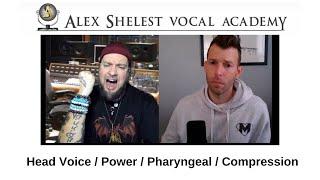 Alex Shelest Vocal Lessons - Head Voice / Power / Pharyngeal / Compression