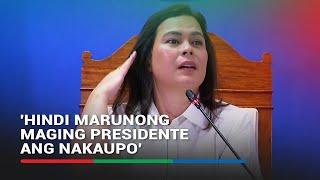 1 out of 10: Sara Duterte rates Bongbong Marcos presidency