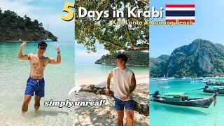 KRABI THAILAND travel vlog: 5 days at Koh Lanta & Aonang (snorkeling, island hopping & thai food!)