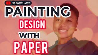 how to make wall painting designs with paper on a budget (ideas on  painting designs with paper)