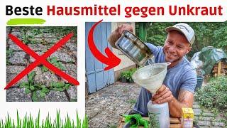 Unkrautvernichter selber herstellen  ANLEITUNG I Unkraut mit Hausmitteln bekämpfen.