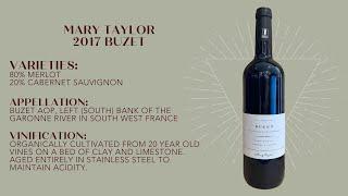 WINECULT Bottle Breakdown - Mary Taylor 2017 Buzet