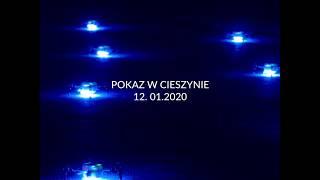 Droneshow podczas 28 finału WOŚP w Cieszynie - Światełko do nieba