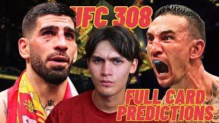 UFC 308 Topuria vs. Holloway Full Card Predictions!