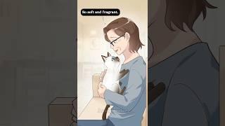 A clever little cat wins over mom's heart. #cat #animation