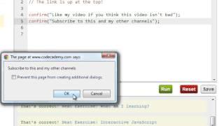 Codecademy: JavaScript Lessons- 2- Getting Started With Programming
