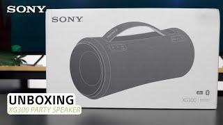 Sony | SRS-XG300 Portable Party Speaker - Unboxing