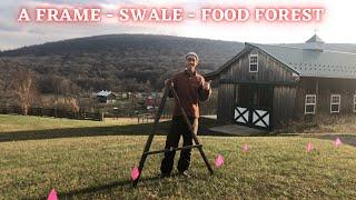 A FRAME - SWALE - FOOD FOREST