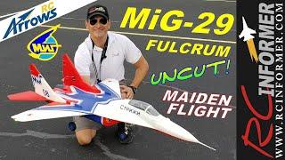 ARROWS Hobby MIG-29 Fulcrum 64MM Maiden Flight & Gear fix By: RCINFORMER