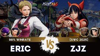 KOF XV️ERIC (King/Luong/O.Shermie) vs ZJZ (Dolores/Nakoruru/Chizuru) ️Replay Match - 05/25