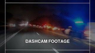 Dashcam footage of Iranian missiles over northern Israeli Occupation