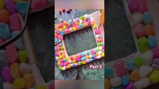 Beautiful  handmade cardboard photo frame #viral #shorts #art&craft#@DiYBiGBooMOfficial