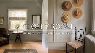 Closet Room Reveal - Turning Our Spare Room into a Master Closet PT 2 feat. Ikea Pax System