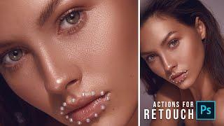 Create Retouching Actions - BW Help Layer / Dodge & Burn ( Photoshop )