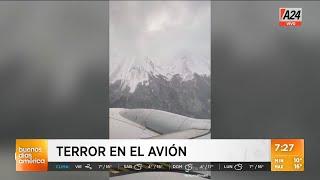 Terror a bordo: video de un vuelo a pura turbulencia I A24