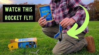 Watch it Blast Off! National Geographic Power Rocket Launcher STEM Toy Review