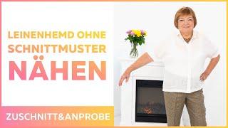 Ein Leinenhemd schnell und einfach nähen. Teil 2. Konstruktion des Kragens. Anleitung für Anfänger.