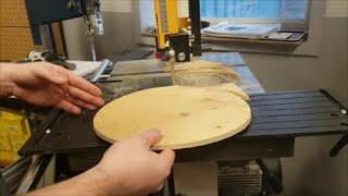 The Simple Circle Cutter! Simplest Bandsaw Circle Cutter Ever, Great for Plywood! EthAnswers