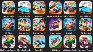 Beach Buggy Racing 3,Hot Wheels Race Off,Boom Karts,BB Racing 2,Monster Truck,Hill Climb Racing 2