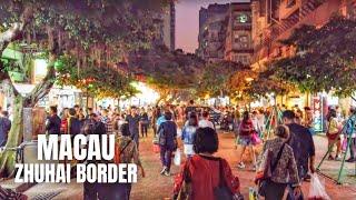 Macau Zhuhai Border China Walking Tour / 澳门珠海中国徒步旅行