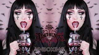 ALCHEMY GOTHIC HAUL | Unboxing and Try On | Goth Jewelry + Decor Alternative Lifestyle | Vesmedinia