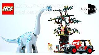 LEGO JURASSIC PARK 76960 Brachiosaurus Discovery speedbuild BrickwithMe