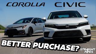 2022 Honda Civic Vs Toyota Corolla Review & Comparison