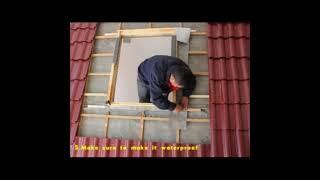 Bronte Attic RXE Center Pivot Roof Window Installation