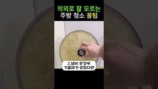 의외로 잘 모르는 주방 청소 꿀팁