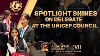 AWMUN VII: Spotlight Shines on Delegates at the UNICEF Council