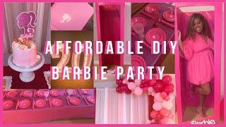 DIY BARBIE PARTY TUTORIAL ON A BUDGET