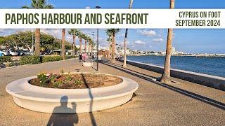 A Walk Along Paphos Harbour And Sea Front