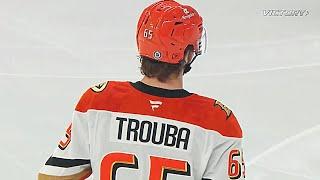 Trouba's 1st game as a Duck was...