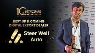 Steerwell Auto Wins ‘Best Up & Coming Digital Export Dealer’ Award | DubiCars Digital Awards 2024