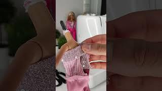 Barbie Movie Doll Disco Jumpsuit DIY #transformation #shorts #barbie #shortscraft #ytshorts #diy