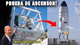 ¡NUEVA ACTUALIZACIÓN! Grandes PRUEBAS de la NASA y SpaceX en Starship Elevator con astronautas...