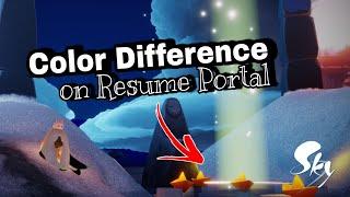 Color Difference on resume portal | Sky CotL | Sandwichies Ch