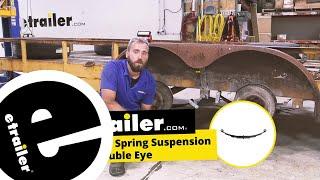 etrailer | 4-Leaf Double-Eye Spring for 4,000-lb Trailer Axles Spec Review