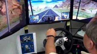 Reaction Time Driving Simulator SimuRide by Aplusb; check driver's reflex