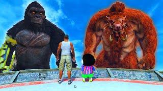 GTA V KING KONG NEW TITAN FRANKLIN SHIN-CHAN#gta5#gaming