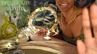 HERBAL MASSAGE ASMR for Magical SLEEP, Stress Relief, Healing, Energy cleansing Mystical Forest SPA