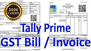 tally prime me gst bill kaise banaye | tally prime | tally prime me gst invoice kaise banaye | tally