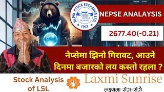 NEPSE Technical Analysis/NEPSE Update/NEPSE Chart Analysis/LSL Analysis /Raju Paudel.