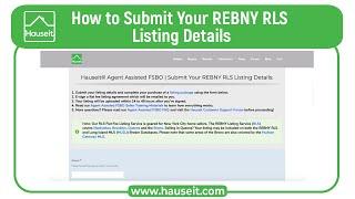 How to Submit Your REBNY RLS Listing Tutorial | Hauseit®