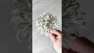 Diy book page mum: a beautiful way to create book page bouquets #junkjournal #bookcrafts #papercraft