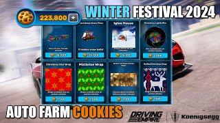 ️Winter Festival 2024 Driving Empire Script Hack • Auto Farm Cookies [Roblox]